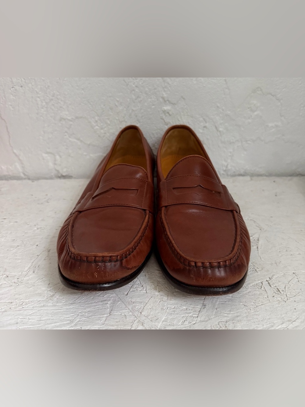 Cole Haan Shoes Men's 10.5 M Penny Loafer Leather C02460 Brown - Picture 2 of 8